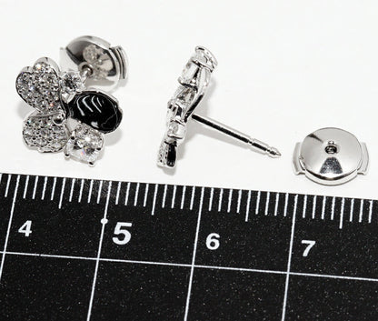 ティファニー Pt950 ダイヤモンド クッション カット ペーパーフラワー ピアス
