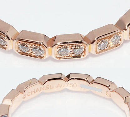 シャネル 18K ピンクゴールド プルミエールプロメスリング J4134