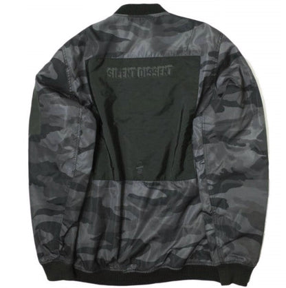 スタンプド Camouflage Tech Zip 中綿ジャケット