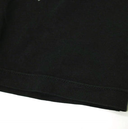UEG オーバーサイズ Tシャツ テープ プリント ブラック