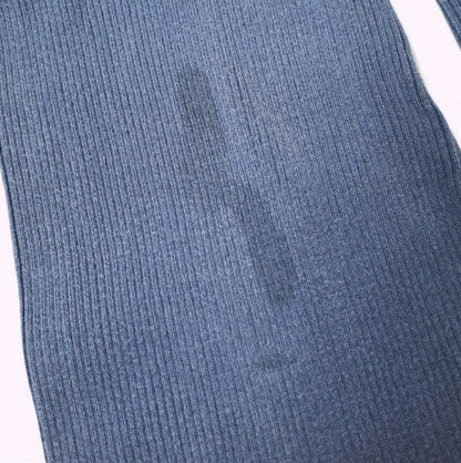 パーバーズ Cotton Rib Line コットンニットパンツ
