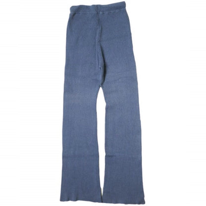 パーバーズ Cotton Rib Line コットンニットパンツ