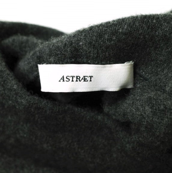 ASTRAET ウール ハイネック ダブル スリーブ ニット セーター
