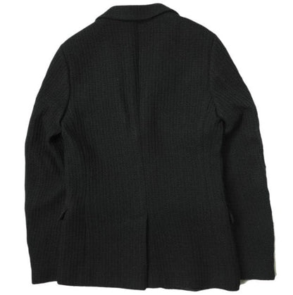 グッチ ウール ニット 2B ジャケット ブラック