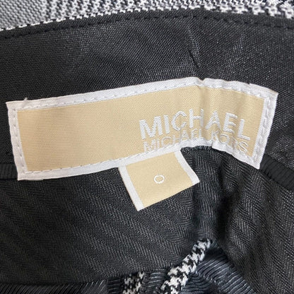マイケルマイケルコース グレンチェックウールスラックス