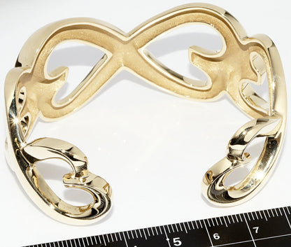 ティファニー K18YG パロマ ピカソ ラビング ハート ブレスレット