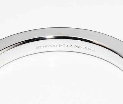 ティファニー K18 ホワイト ゴールド ロック ブレスレット フル パヴェ ダイヤモンド 5.57ct サイズ 20cm