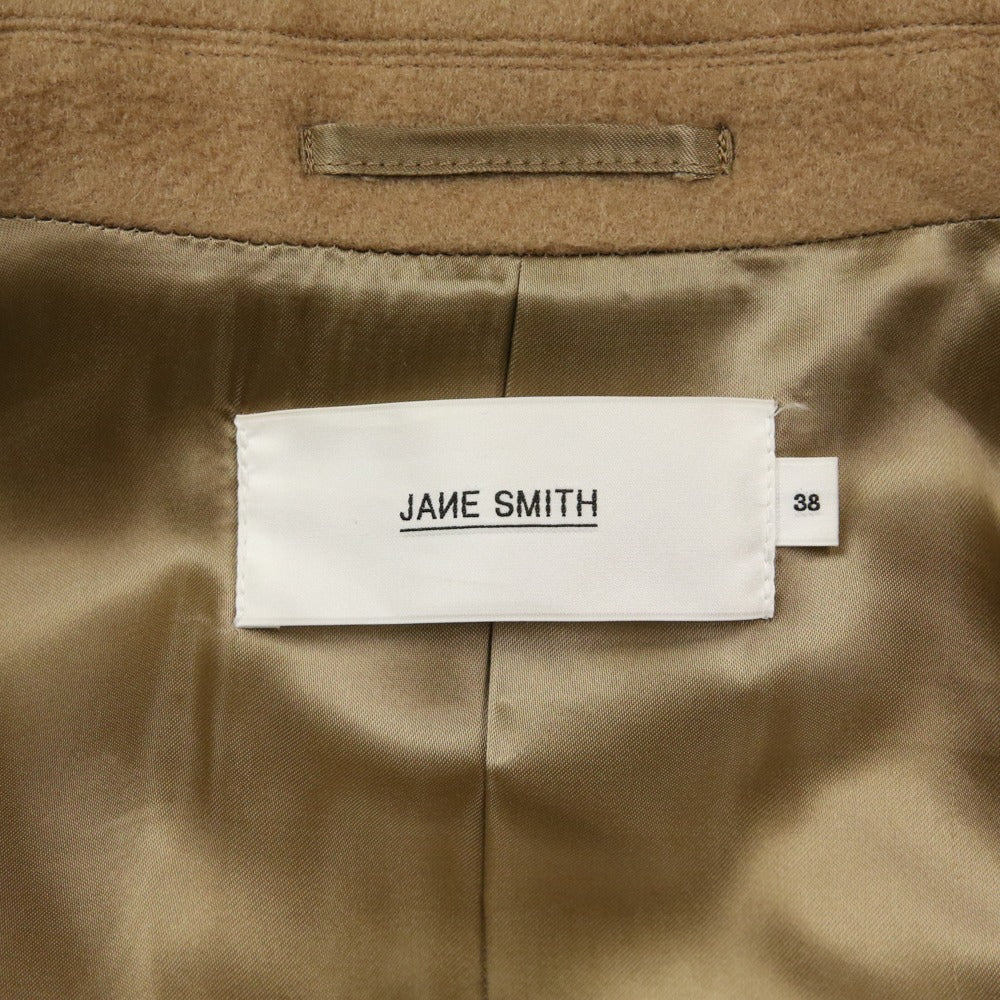 JANE SMITH ウール ロング ダブル ブレスト コート