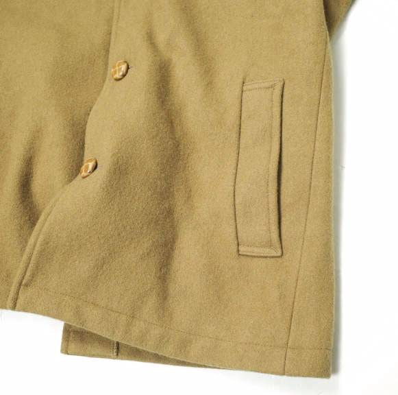 SOPHNET. ウール フーデッド ブルゾン キャメル
