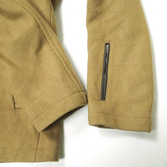 SOPHNET. ウール フーデッド ブルゾン キャメル