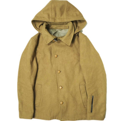 SOPHNET. ウール フーデッド ブルゾン キャメル