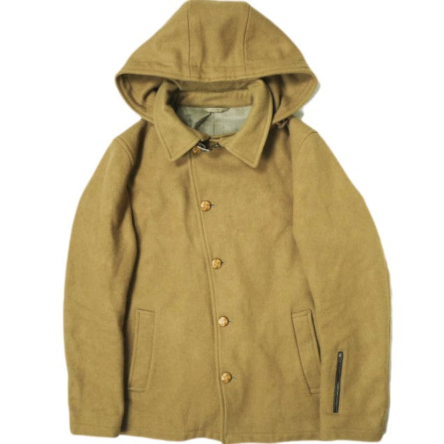 SOPHNET. ウール フーデッド ブルゾン キャメル