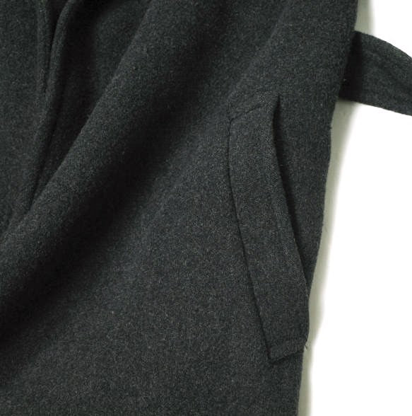 POLO RALPH LAUREN ウール ブレンド ラップ コート XXS