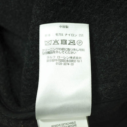POLO RALPH LAUREN ウール ブレンド ラップ コート XXS
