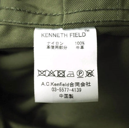 Kenneth Field トラベル フィッシング カーディガン オリーブ S