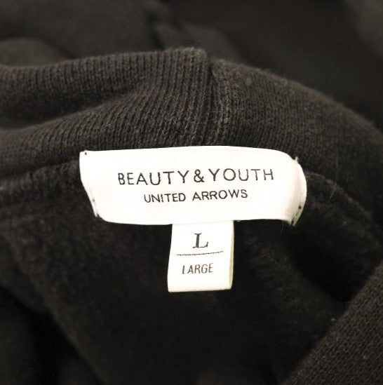 BEAUTY&YOUTH UNITED ARROWS ワイド シルエット フーディー L ブラウン スウェット プルオーバー