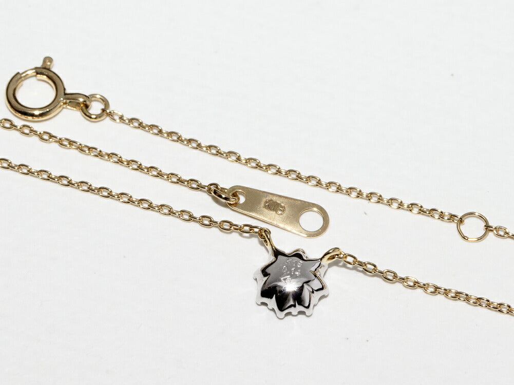 BELLESIORA K18YG K18WG ペンダント ネックレス 2402553