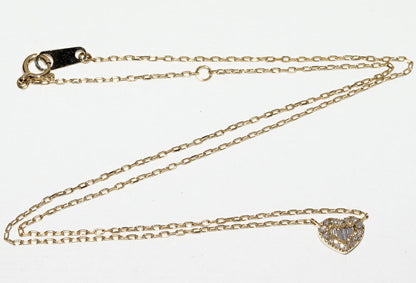 Bellesiora K18YG ハート ペンダント ネックレス
