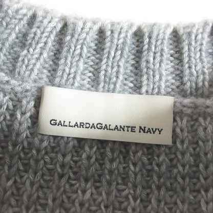 GALLARDAGALANTE ネイビー フレアスリーブ ニット