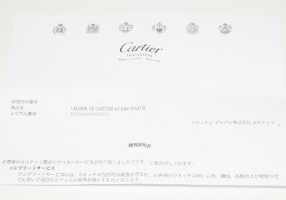 カルティエ カリブル ドゥ カルティエ W7100036
