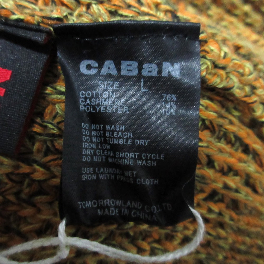 CABaN コットンカシミア ハイネックニットセーター