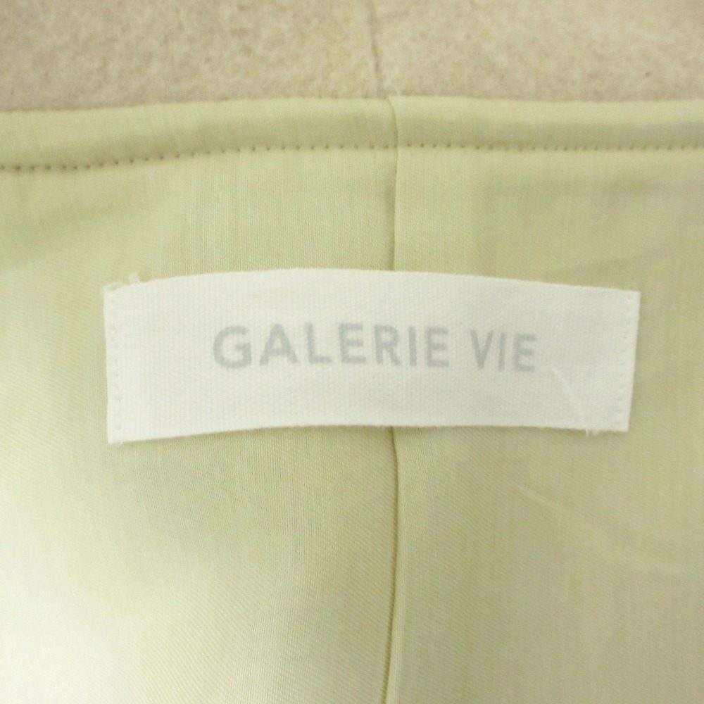 GALERIE VIE ダブル クロス ショート ビーバー コート
