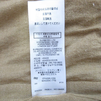 バーバリー カシミア シルク ブレンド ハイ ネック ニット