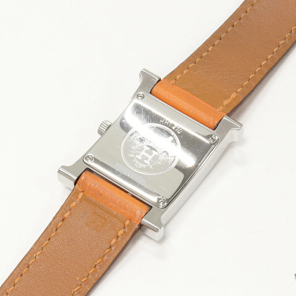 エルメス シルバーダイアル Hウォッチ HH1.210
