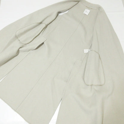 ebure ウール リバー ダブル フェイス ロング ジレ ベスト
