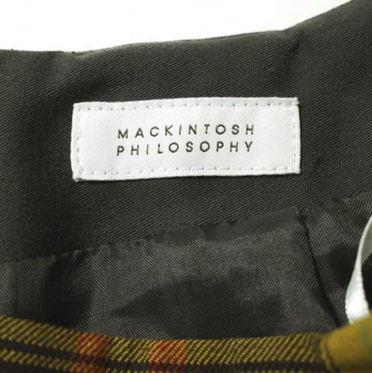 MACKINTOSH PHILOSOPHY チェック フレア ロング スカート