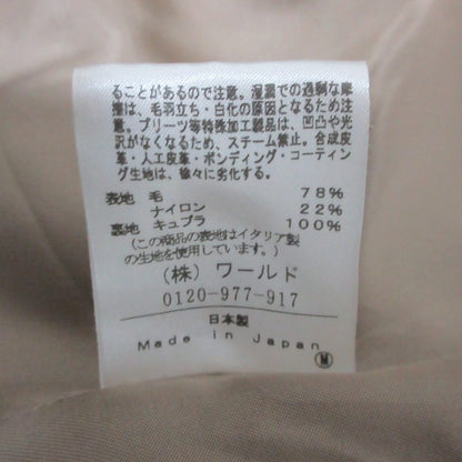 アンタイトル ポンテトルト ノーカラー コート