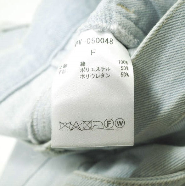 プロヴォーク Denim Fake leather パンツ