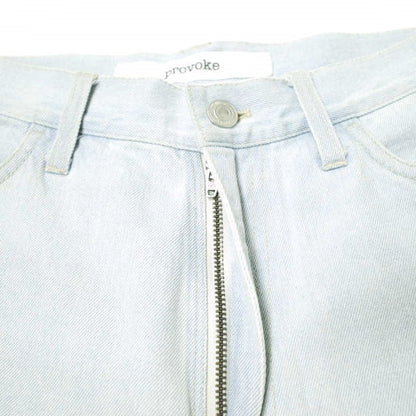 プロヴォーク Denim Fake leather パンツ