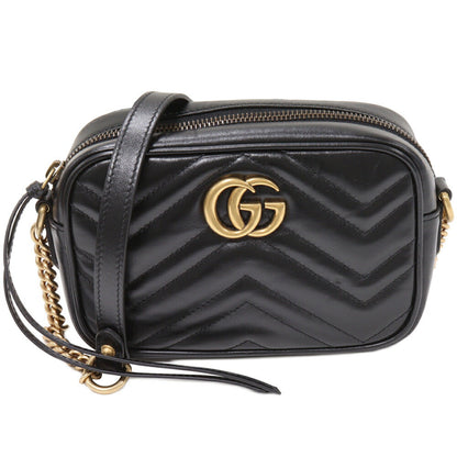 グッチ GGマーモント チェーンミニショルダーバッグ