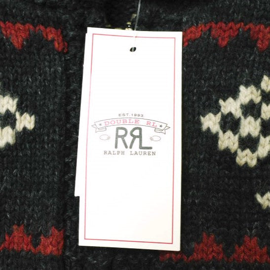 ダブルアールエル Car Motif Cotton Wool カーディガン