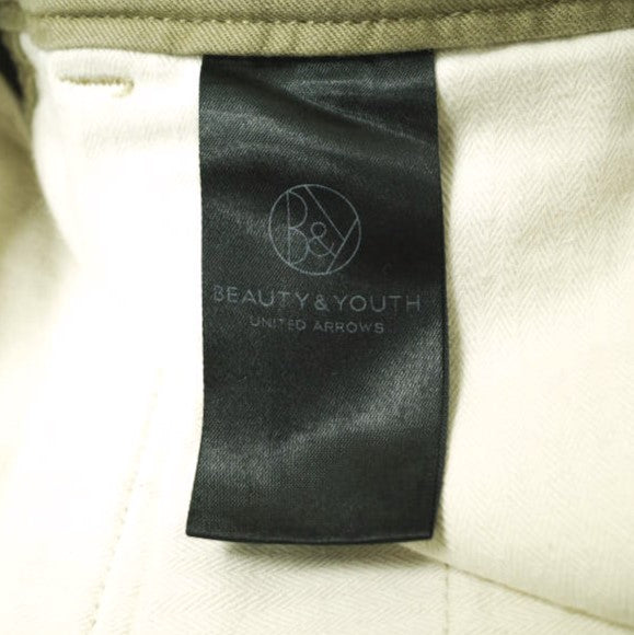 BEAUTY&YOUTH UNITED ARROWS コットン ツイル パンツ