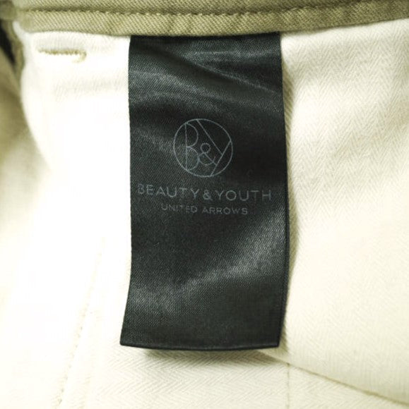 BEAUTY&YOUTH UNITED ARROWS コットン ツイル パンツ