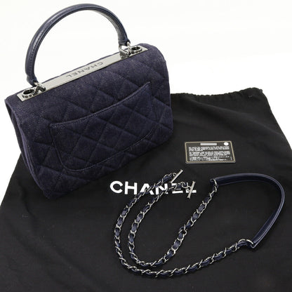 シャネル デニムキャンバス マトラッセ 2wayバッグ