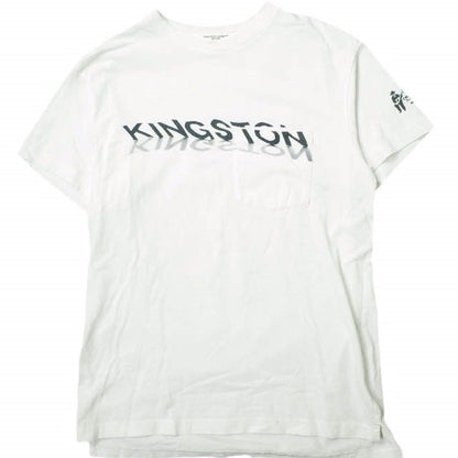 エンジニアードガーメンツ Printed Cross コットンTシャツ