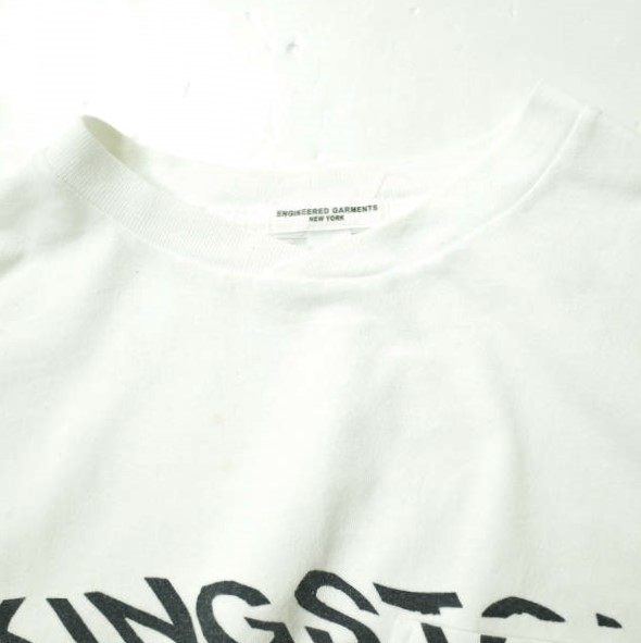 エンジニアードガーメンツ Printed Cross コットンTシャツ