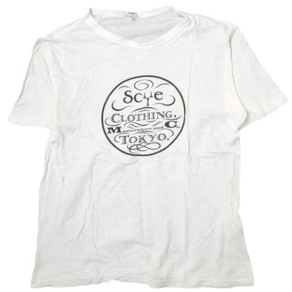 サイ Logo Printed T-Shirt コットン Tシャツ