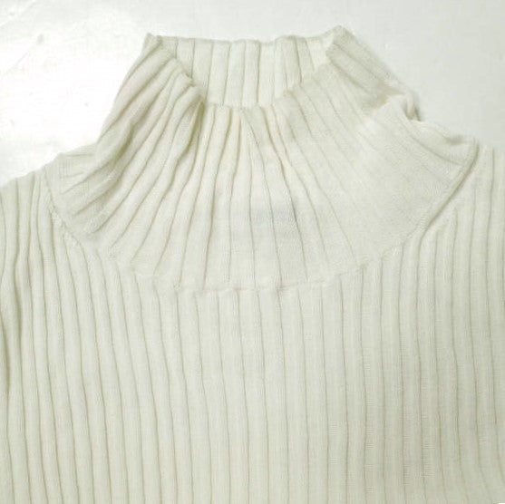 エイチビューティーアンドユース RAYON RIB TURTLE NECK KNIT ニット