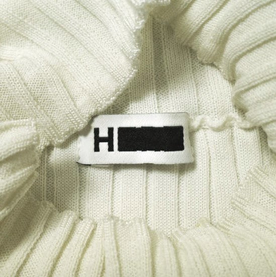エイチビューティーアンドユース RAYON RIB TURTLE NECK KNIT ニット
