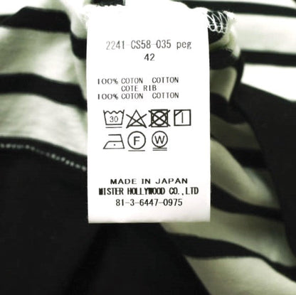 N.HOOLYWOOD B.D クルー ブラック コットン Tシャツ