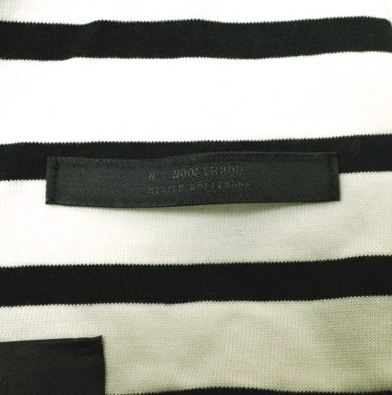 N.HOOLYWOOD B.D クルー ブラック コットン Tシャツ