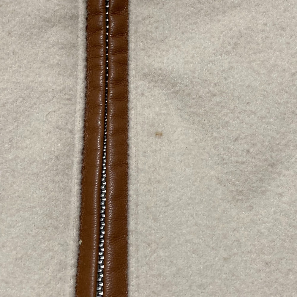 ヴィヴィアンタム FAUX-LEATHER パイピングフリースジャケット