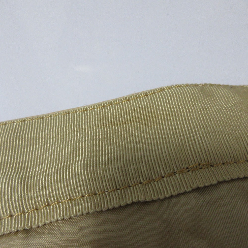 ebure Lamb Leather Pleated Long Skirt