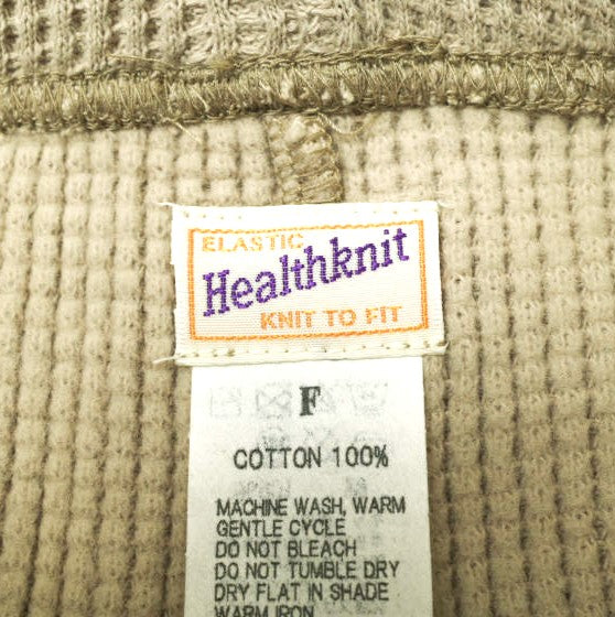 Healthknit ワッフル フレア パンツ 32004 ベージュ