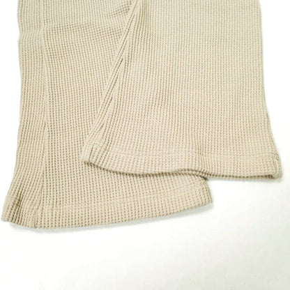 Healthknit ワッフル フレア パンツ 32004 ベージュ