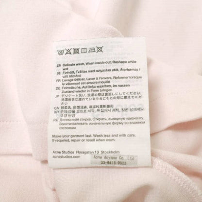 アクネストゥディオズ EXTORR ロゴ リブ Tシャツ S